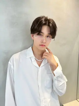 メンズ ブリーチなしW🎀 髪質改善／はのんのヘアスタイル