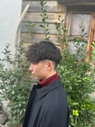 ショート パーマ メンズ 片桐侑哉／メンズ専門 /立石/ショートのヘアスタイル