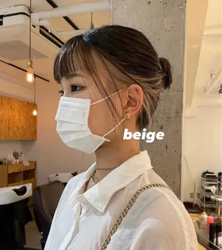 セミロング カラー パーマ ヘアアレンジ ネイル マツエク・マツパ Miku /ブリーチ/ボブのヘアスタイル