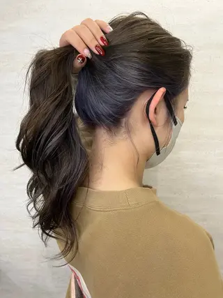 ロング カラー 駅チカ【ali'i】 アリイ花崎友美☘のヘアスタイル