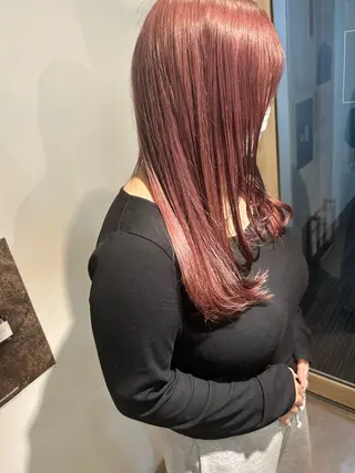 セミロング オリーブ/ ナカミネアキナのヘアスタイル