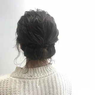 ヘアアレンジ apish パーマ/夏琳🌻のヘアスタイル
