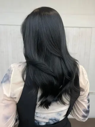 カラー パーマ ロング 初めでも安心🌟 newi町田✂のヘアスタイル