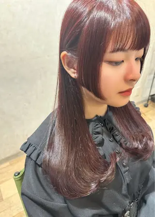 ロング 美容室ACTOR所属・うる艶ストレート 🌻かなみのヘアスタイル