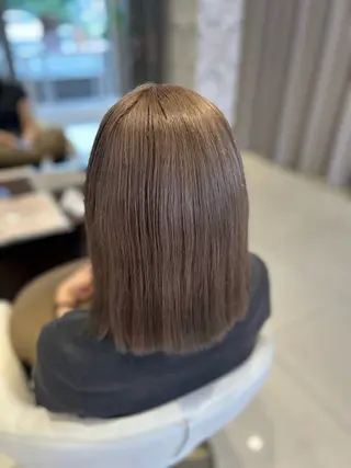 ミディアム カラー EARTH 浜松市野店所属・艶髪/透明感 /YURIA🤍のヘアスタイル