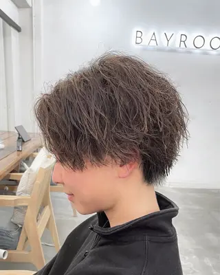 カラー ヘアアレンジ メンズ hazuki🐈‍⬛ 透明感カラーのヘアスタイル