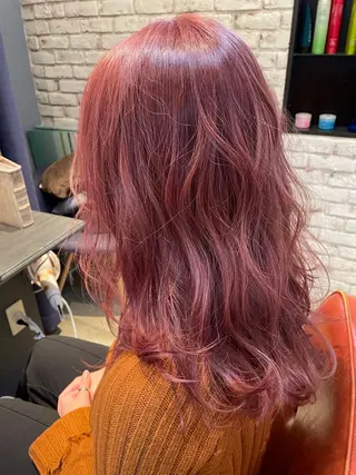 セミロング カラー 【N°deseo】 Hiromi🦋のヘアスタイル