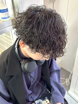 パーマ メンズ メンズ/カットパーマ /栄/sora🩵のヘアスタイル