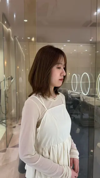 ミディアム カラー maison mile所属・maisonmile Akariのヘアスタイル