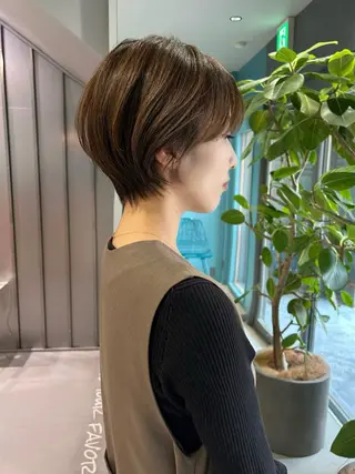 ショート urara/ショート /透明感カラーのヘアスタイル