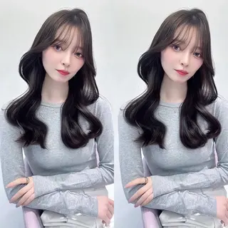 ロング カラー 韓国ヘア/髪質改善 TAKAHIROのヘアスタイル