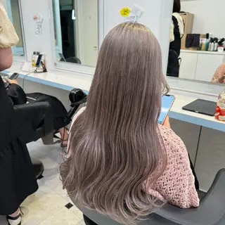 ロング カラー 暖色🩷透明感カラー ♡Maika♡のヘアスタイル