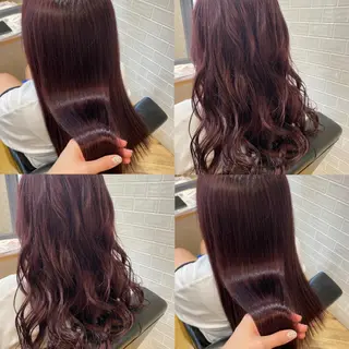 ロング カラー 艶カラー/韓国顔周り 🎀mamiのヘアスタイル