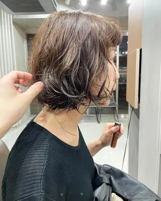 ミディアム パーマ メンズ 吉田一輝 外国人パーマのヘアスタイル