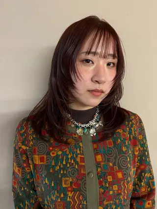 ロング CLENN所属・井上 菜々実のヘアスタイル