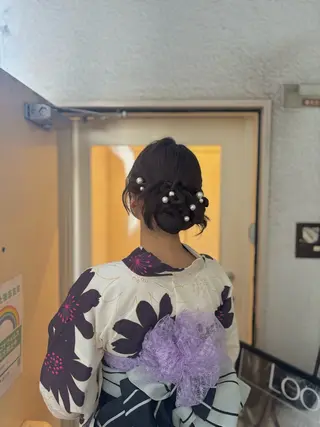 ヘアアレンジ LOOPER &..所属・eye.hair　◎ akiのマツエク・マツパデザイン