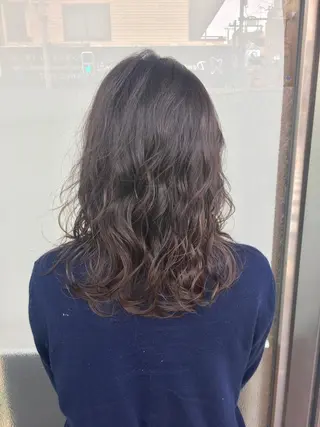 セミロング 寺内 紳悟のヘアスタイル