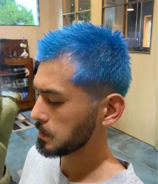 ショート カラー メンズ メンズカット/パーマ 福島区SOSOのヘアスタイル