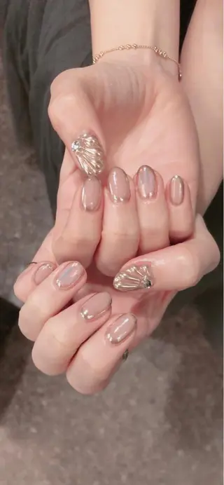 ミディアム カラー キッズ ネイル マツエク・マツパ 💎ビューティサロン 湘南　RIRAN💎のネイルデザイン