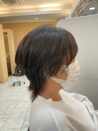 ショート 新籾 尚哉のヘアスタイル