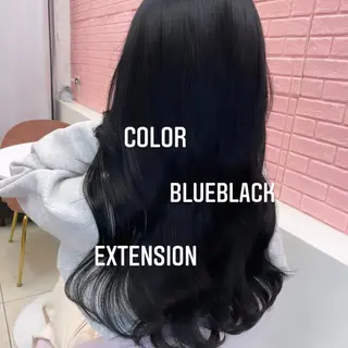 ロング カラー エクステ🩵ブリーチ 韓国ヘア🩵KAEのヘアスタイル