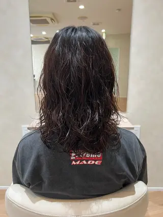 ミディアム パーマ AVANCE. 玉置日向我のヘアスタイル