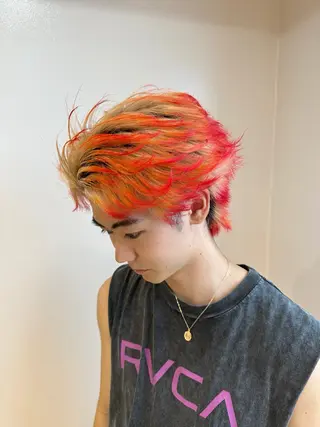 カラー メンズ 🩰girlyモテ ヘア🩰🍨AYAのヘアスタイル