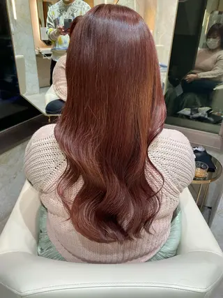 ロング カラー 店長/mao/ 前髪/顔周りカットのヘアスタイル