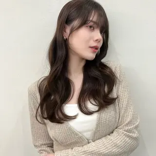 セミロング 顔周り指名NO.1 🤍似合わせ／Maoのヘアスタイル