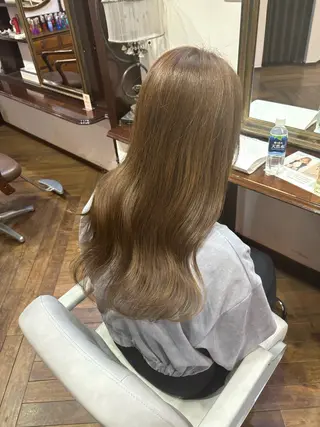 ロング カラー 勝田 沙耶のヘアスタイル