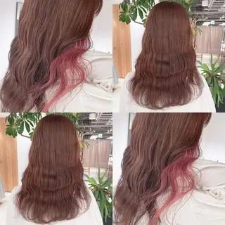 ロング カラー 渋谷:インナーカラー ／🍒エリカ🍒のヘアスタイル