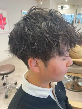 パーマ メンズ little/頭身浴 /カヤノケイスケのヘアスタイル