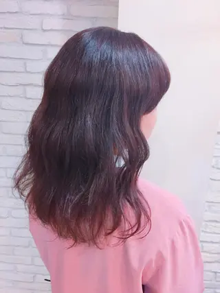 ミディアム カラー HAUS 片山みほのヘアスタイル