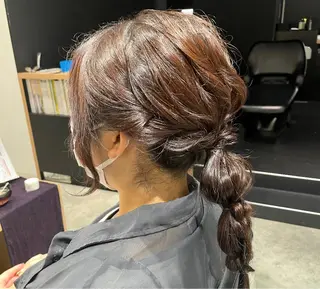 ヘアアレンジ LUNA🌙韓国ヘア 🌙レイヤーカットのヘアスタイル