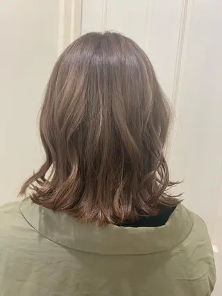 ミディアム ボブ/美髪矯正 /佐藤　奈巳のヘアスタイル