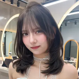 ミディアム カラー 🎀𝑆𝐴𝑅𝐴 /レイヤーカット🎀のヘアスタイル