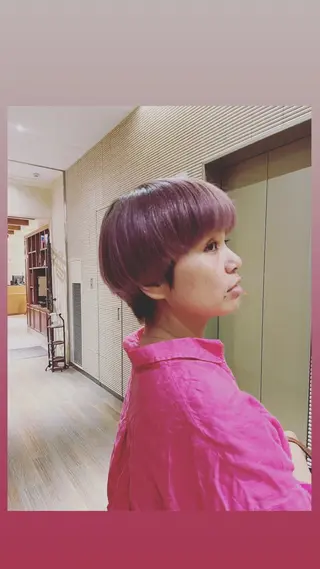 ショート ボブ ホノカのヘアスタイル