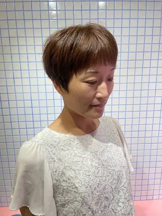 ショート 山田 遥のヘアスタイル