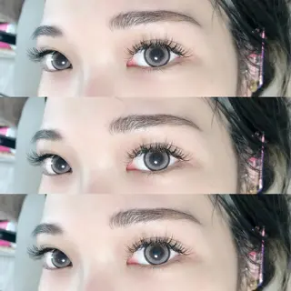 ロング ヘアアレンジ メンズ キッズ ネイル マツエク・マツパ アイブロウ apopi's所属・真夜中のまつ毛 APOPI'Sのマツエク・マツパデザイン