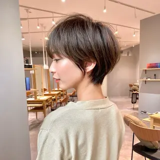 ショート VIEW GINZA所属・fitするカット♡ 暖色/ふうか◠‿◠のヘアスタイル