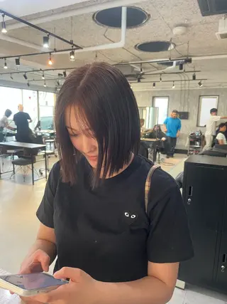 カラー TIDEHAIR shina⋆𝜗𝜚のヘアスタイル