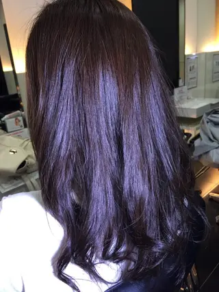 ロング カラー パーマ 関口 友行のヘアスタイル