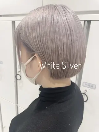 ショート カラー 🎨川崎ブリーチカラ ー🎨【春弥】のヘアスタイル