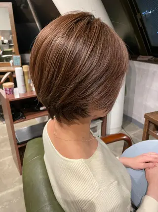 ショート rewards成城学園前店所属・アワ ダイキのヘアスタイル