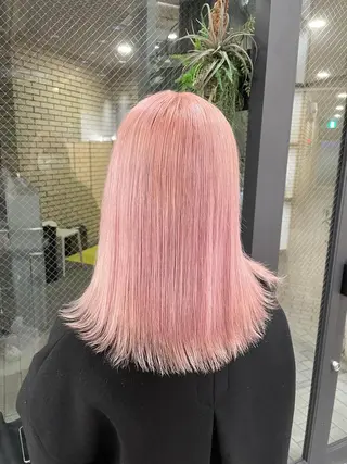 ミディアム カラー 城　健太郎 💎ハイトーンのヘアスタイル