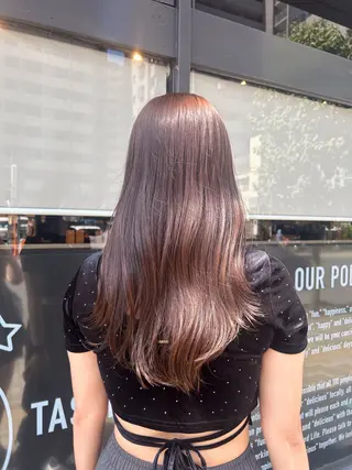 ロング MEI🎀垢抜けカラ ー🎀韓国styleのヘアスタイル