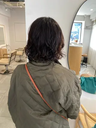 パーマ knock所属・knock　國友 華乃のヘアスタイル