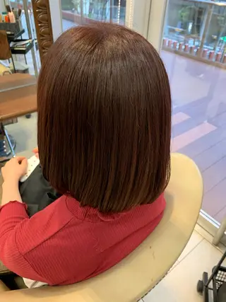 ミディアム カラー 半個室サロン/透明感 /艶髪♡岸上 温♡のヘアスタイル