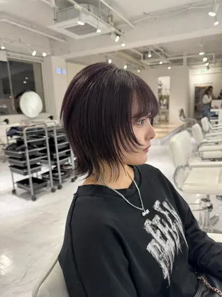 ショート カラー rina/無料 レイヤーカット/上野のヘアスタイル