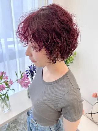 ショート NIKO/名古屋/ 伏見/花屋併設のヘアスタイル